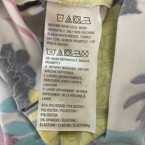 Susan Graver Floral Print Kimono Robe Jacket 2X Plus Size Lightweight Duster - Picture 6 of 11